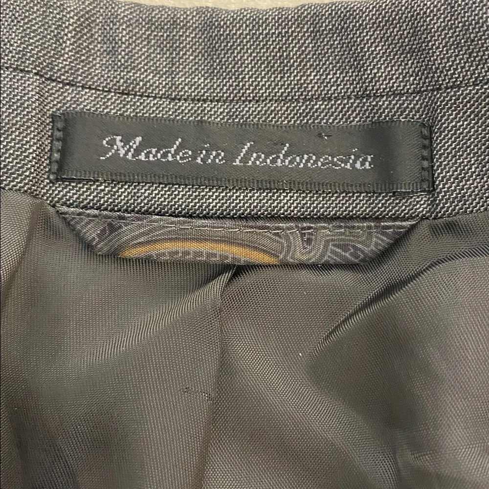 Ralph Lauren Wool Men's Gray Vintage Suit Blazer - Picture 7 of 16